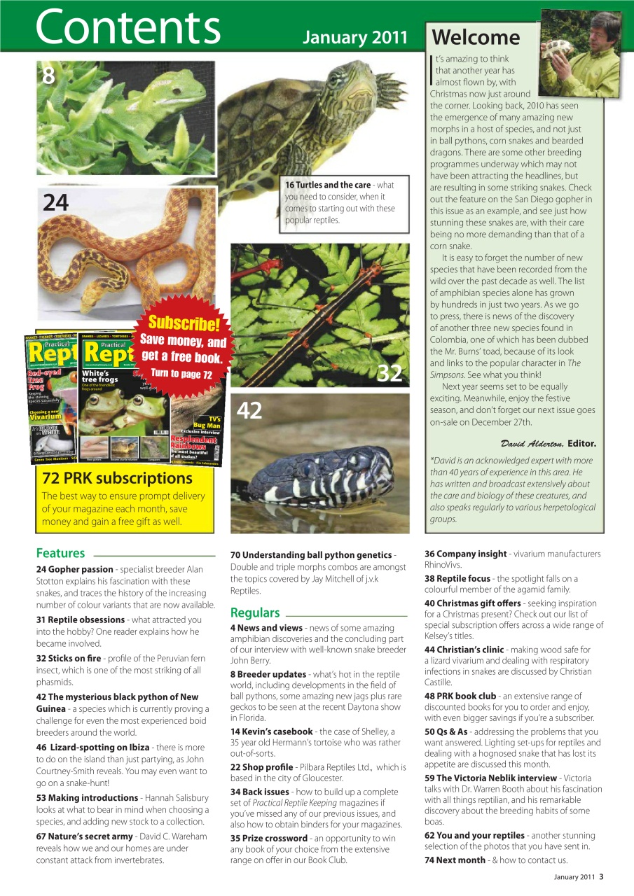 Practical Reptile Keeping Preview Pages