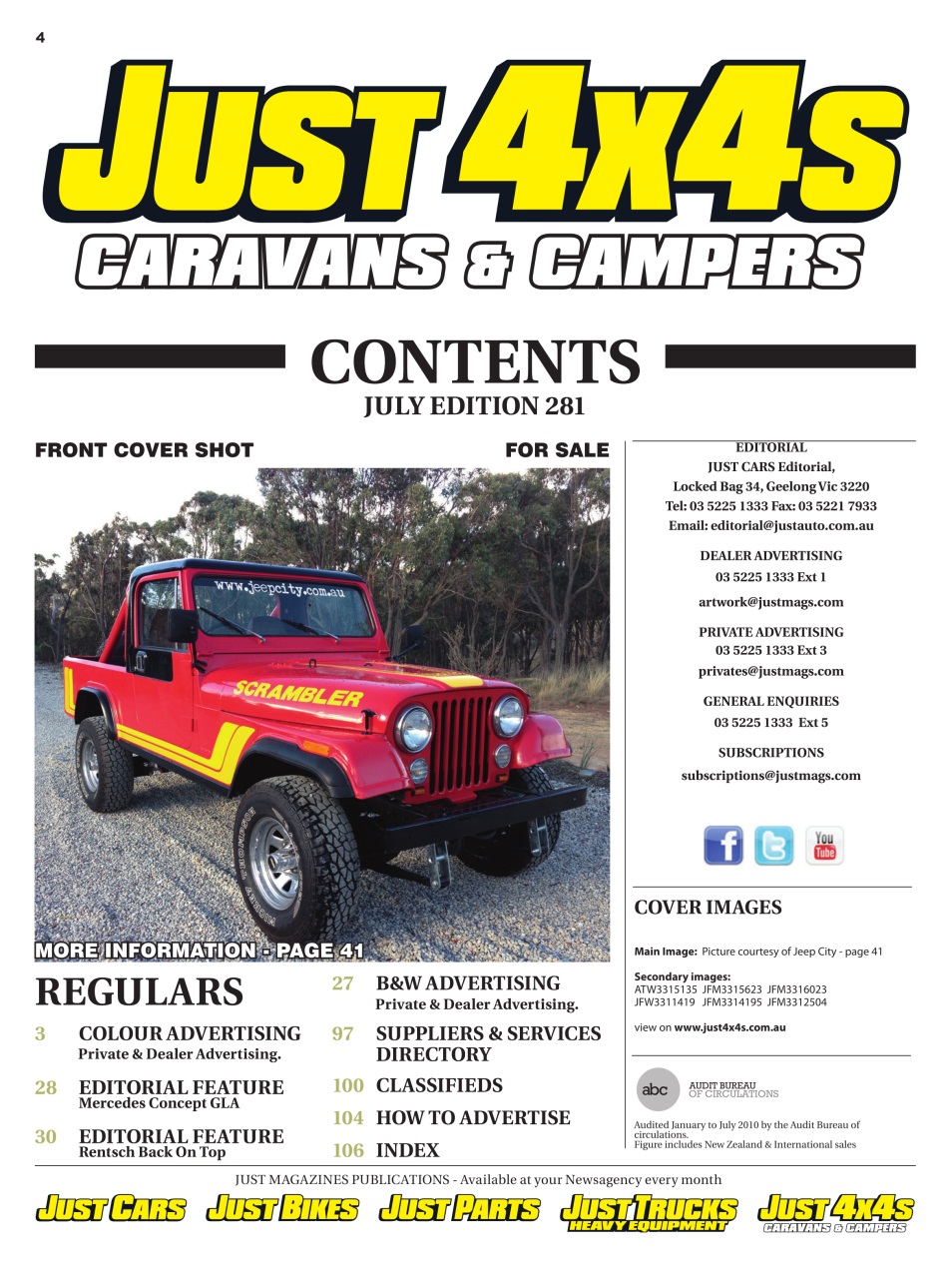 JUST 4X4S Preview Pages