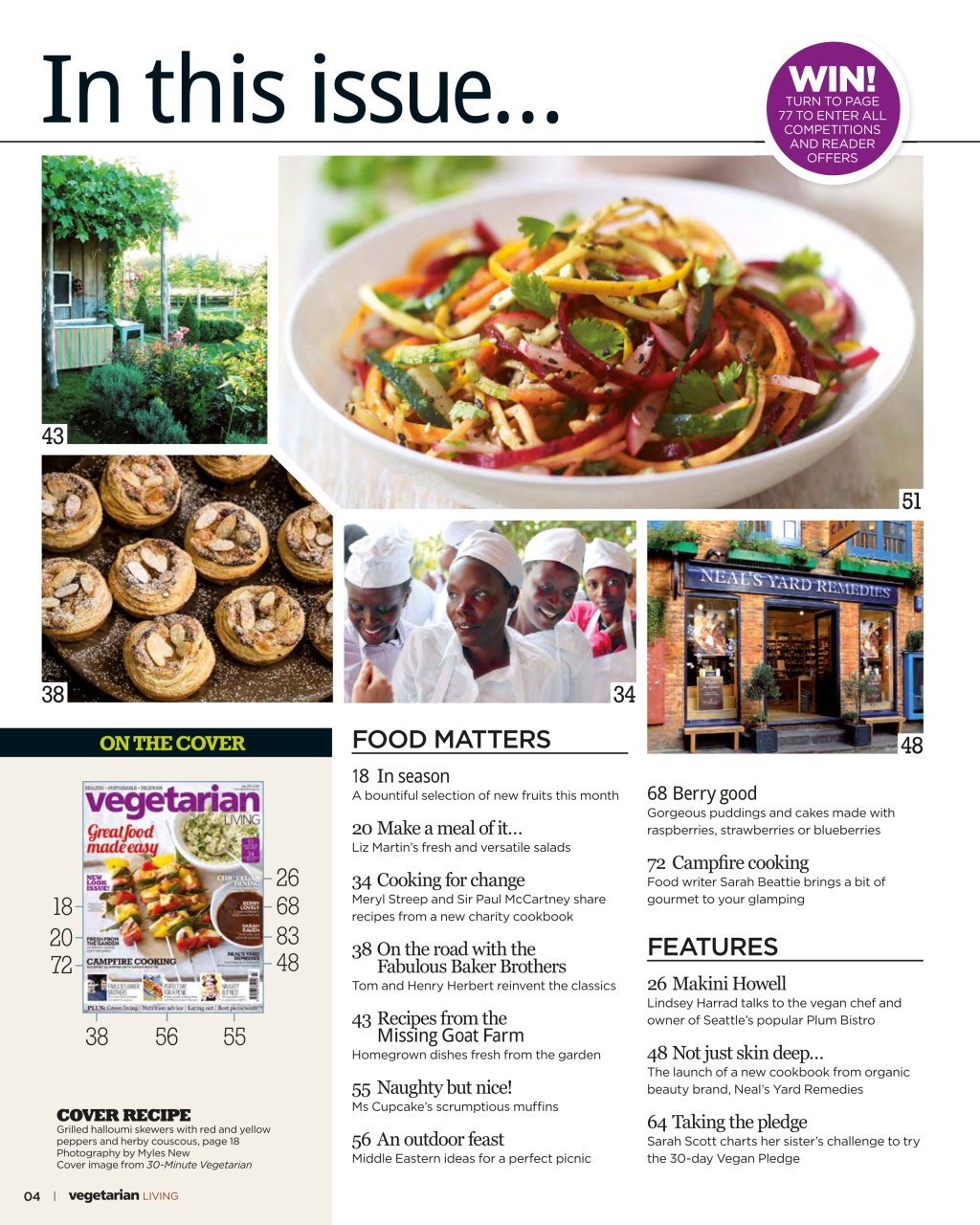 Vegetarian Living Preview Pages