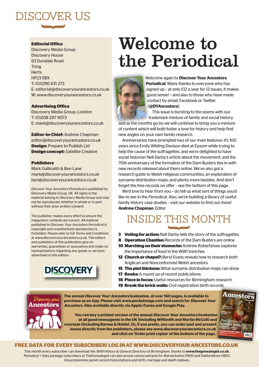 Discover Your Ancestors Preview Pages