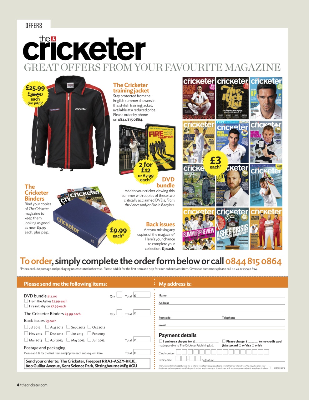 The Cricketer Magazine Preview Pages