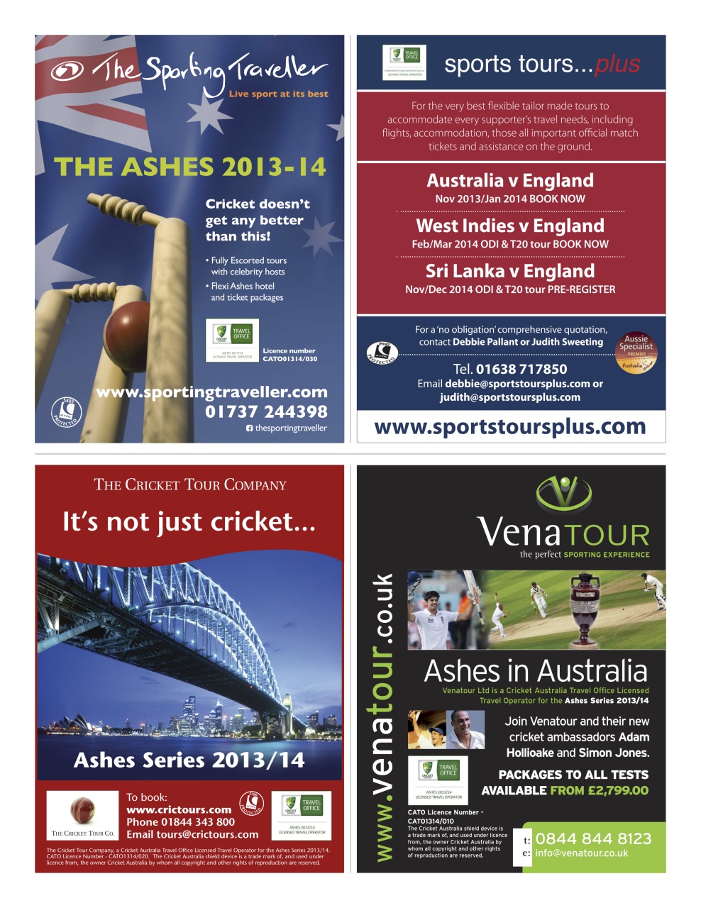 The Cricketer Magazine Preview Pages