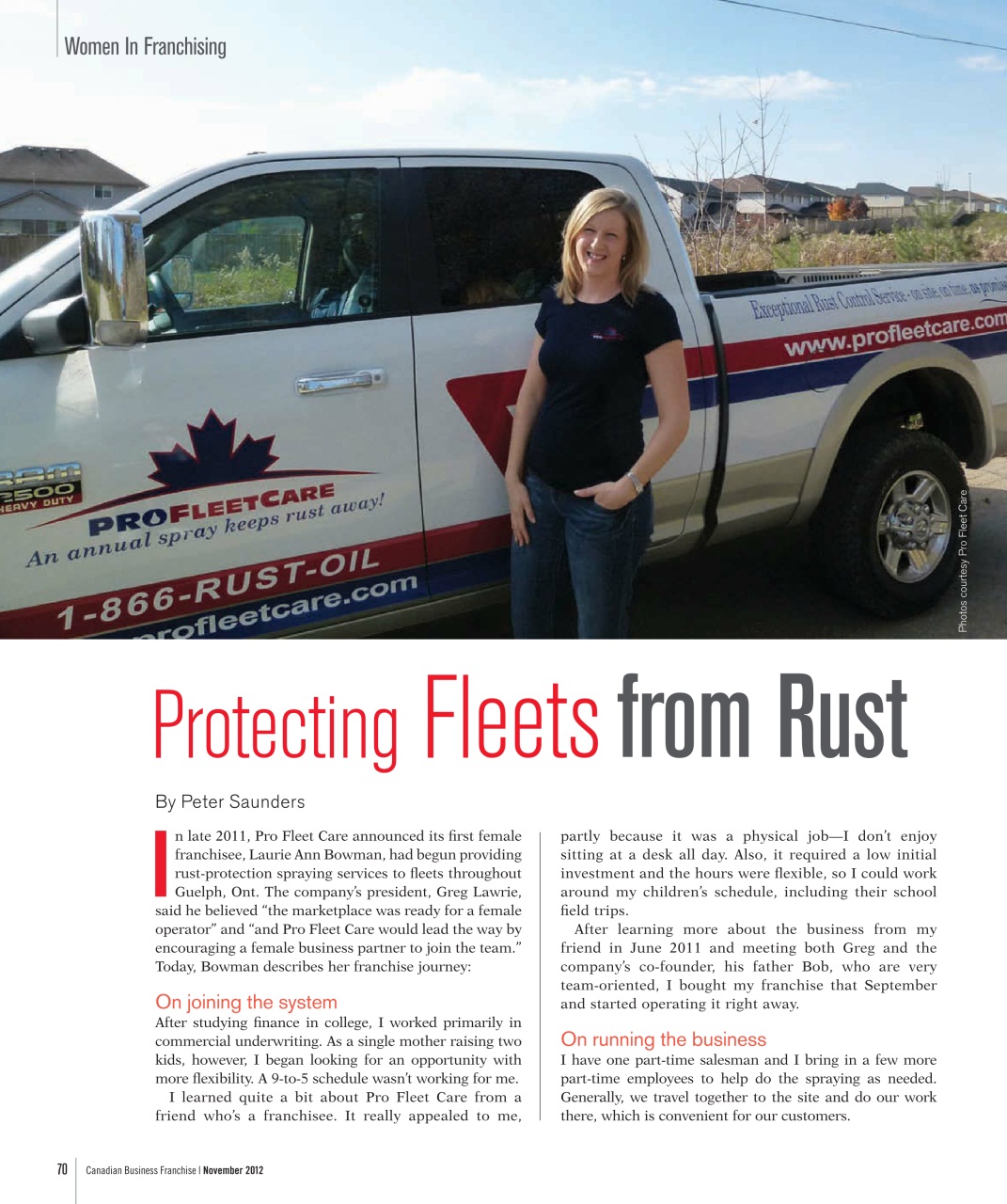 Canadian Business Franchise Preview Pages