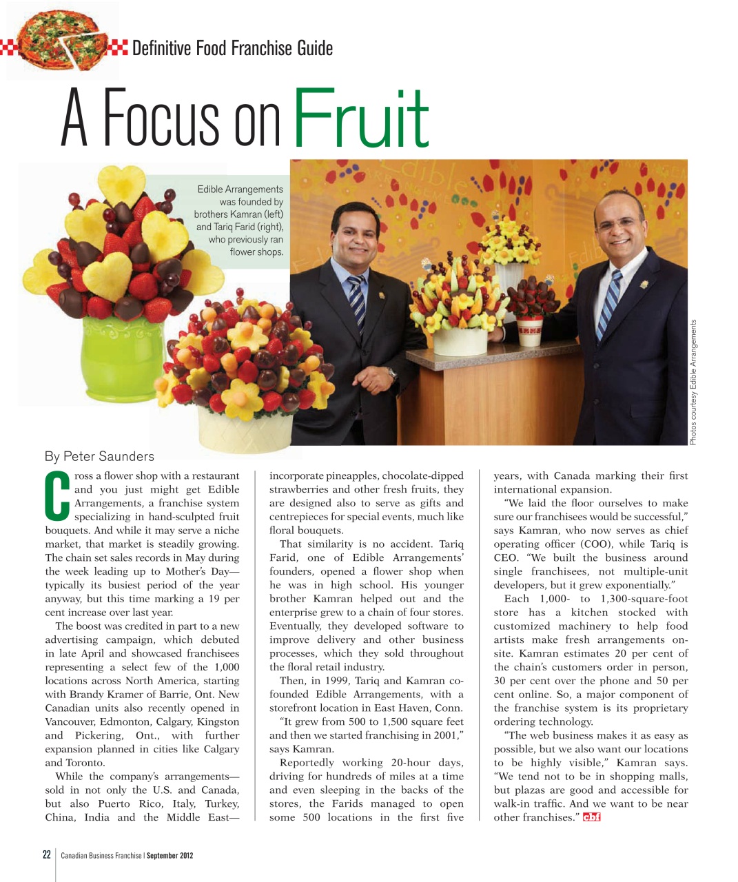 Canadian Business Franchise Preview Pages