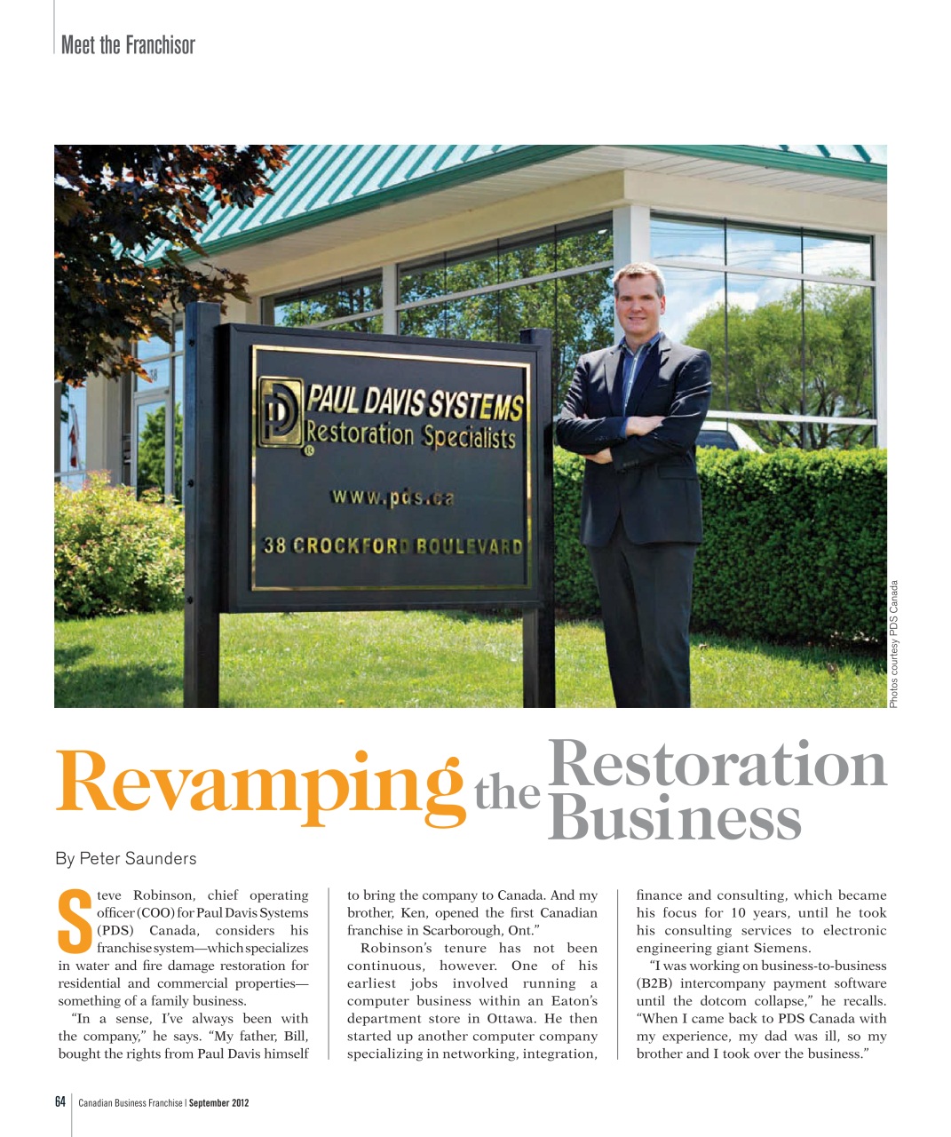 Canadian Business Franchise Preview Pages