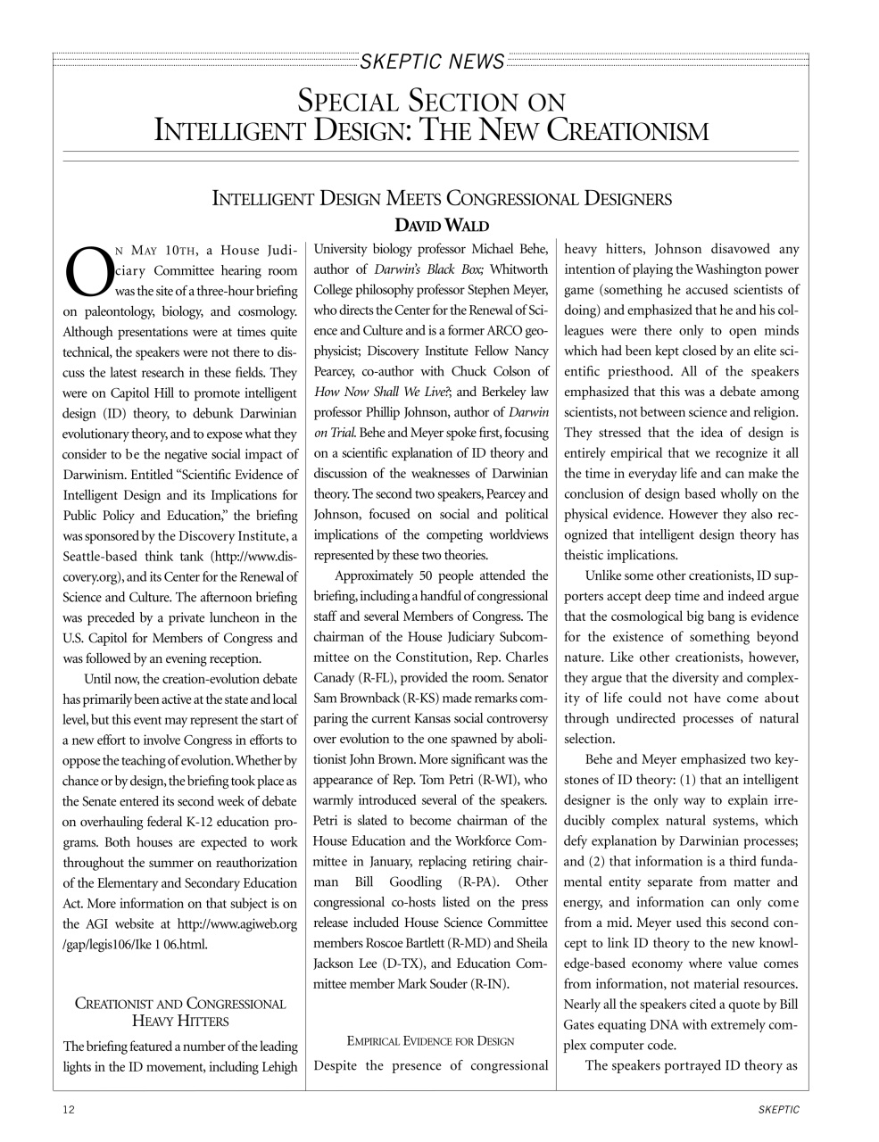 Skeptic Preview Pages