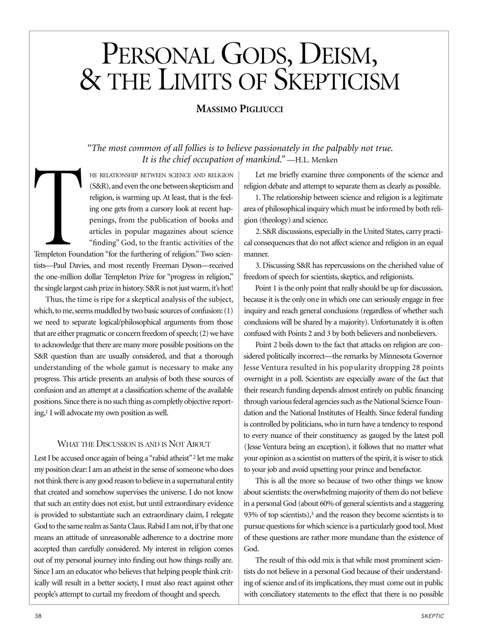 Skeptic Preview Pages