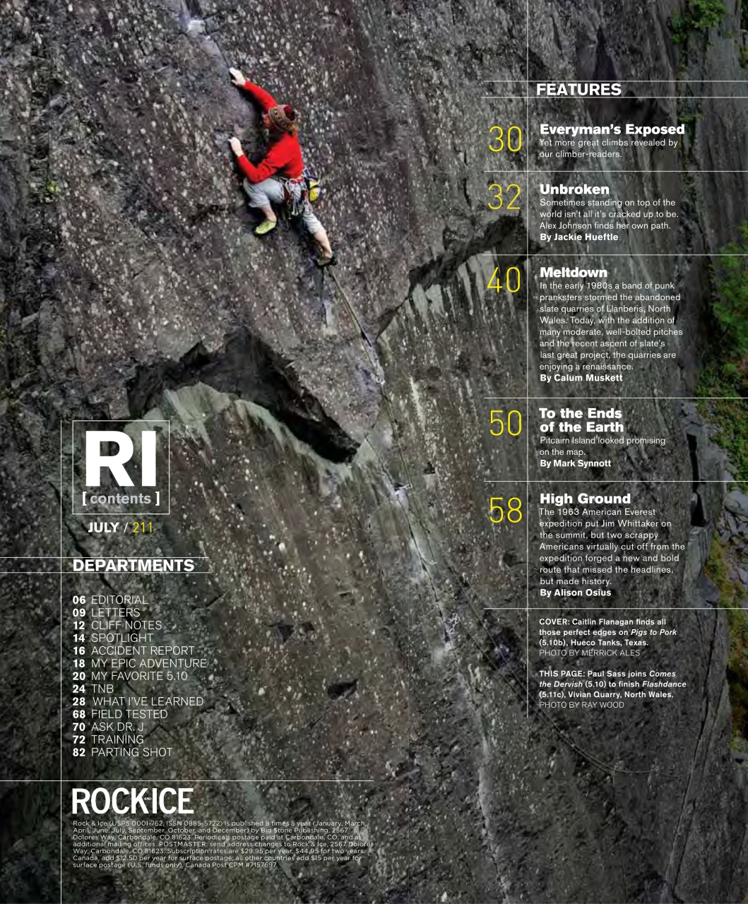 Rock and Ice Preview Pages