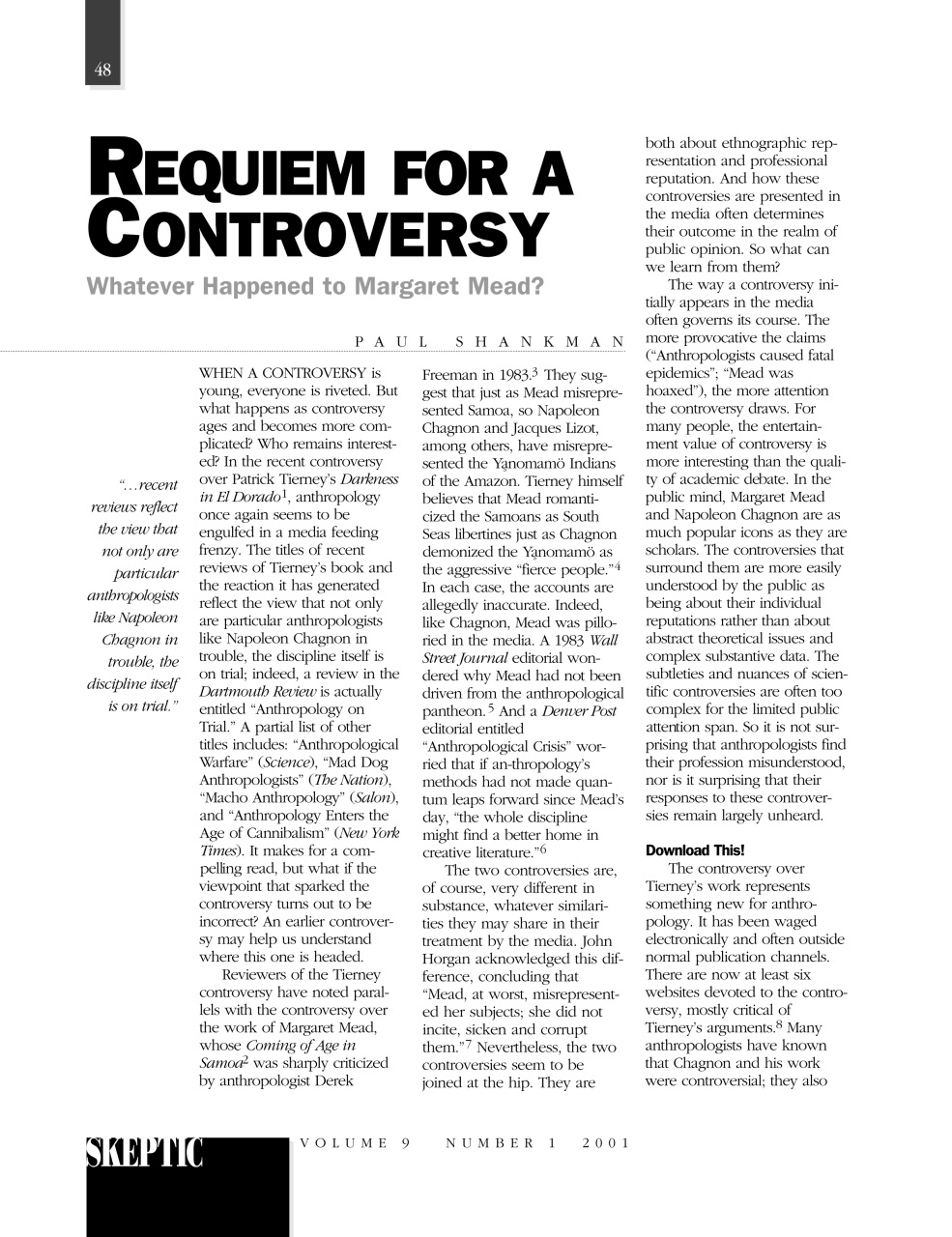 Skeptic Preview Pages