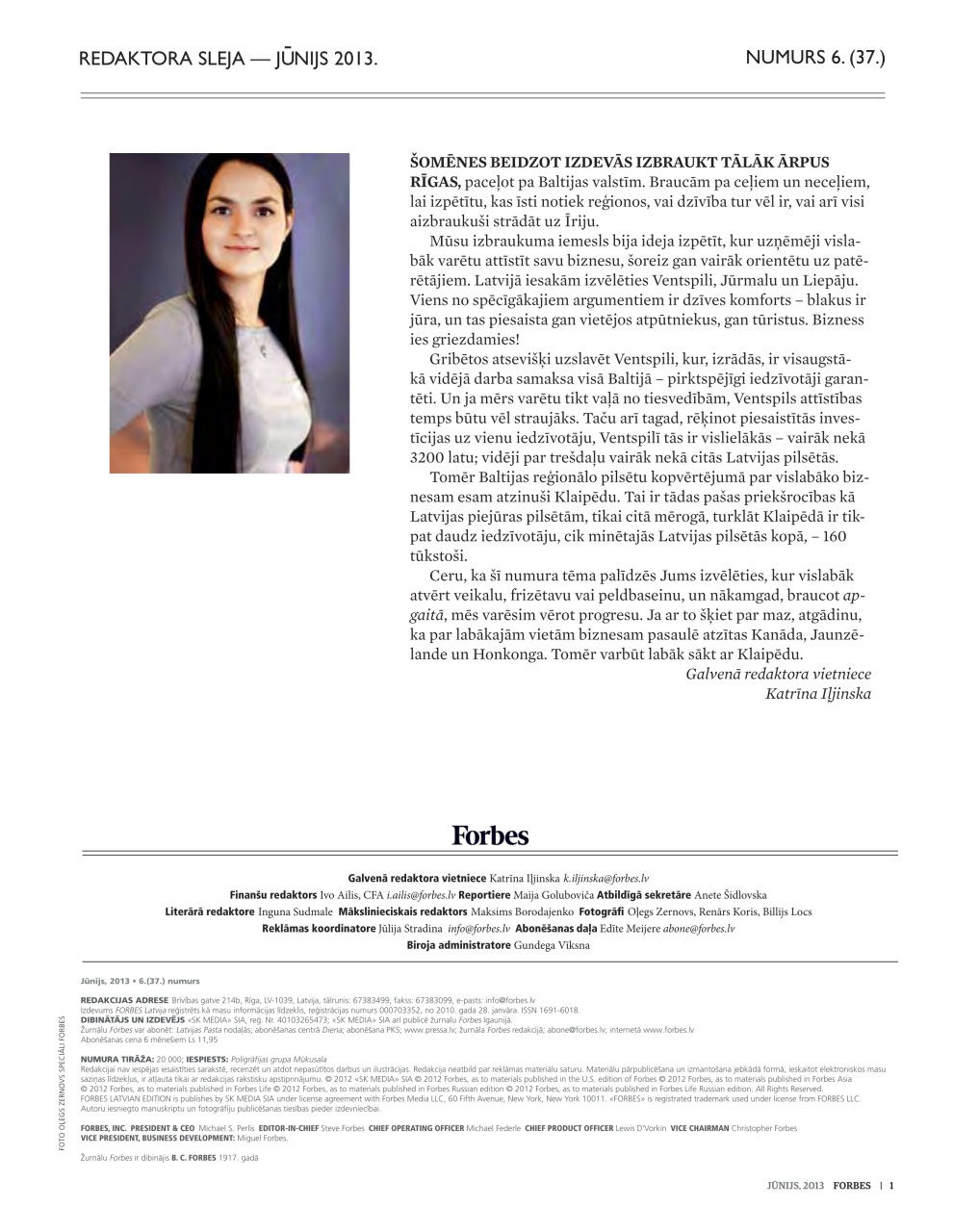 Forbes Latvia Preview Pages