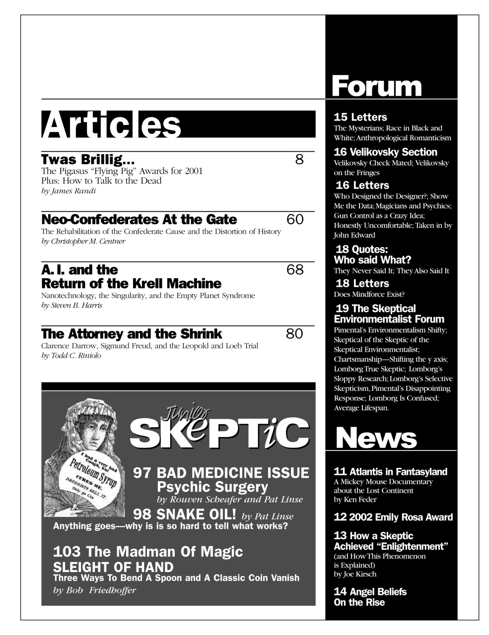 Skeptic Preview Pages