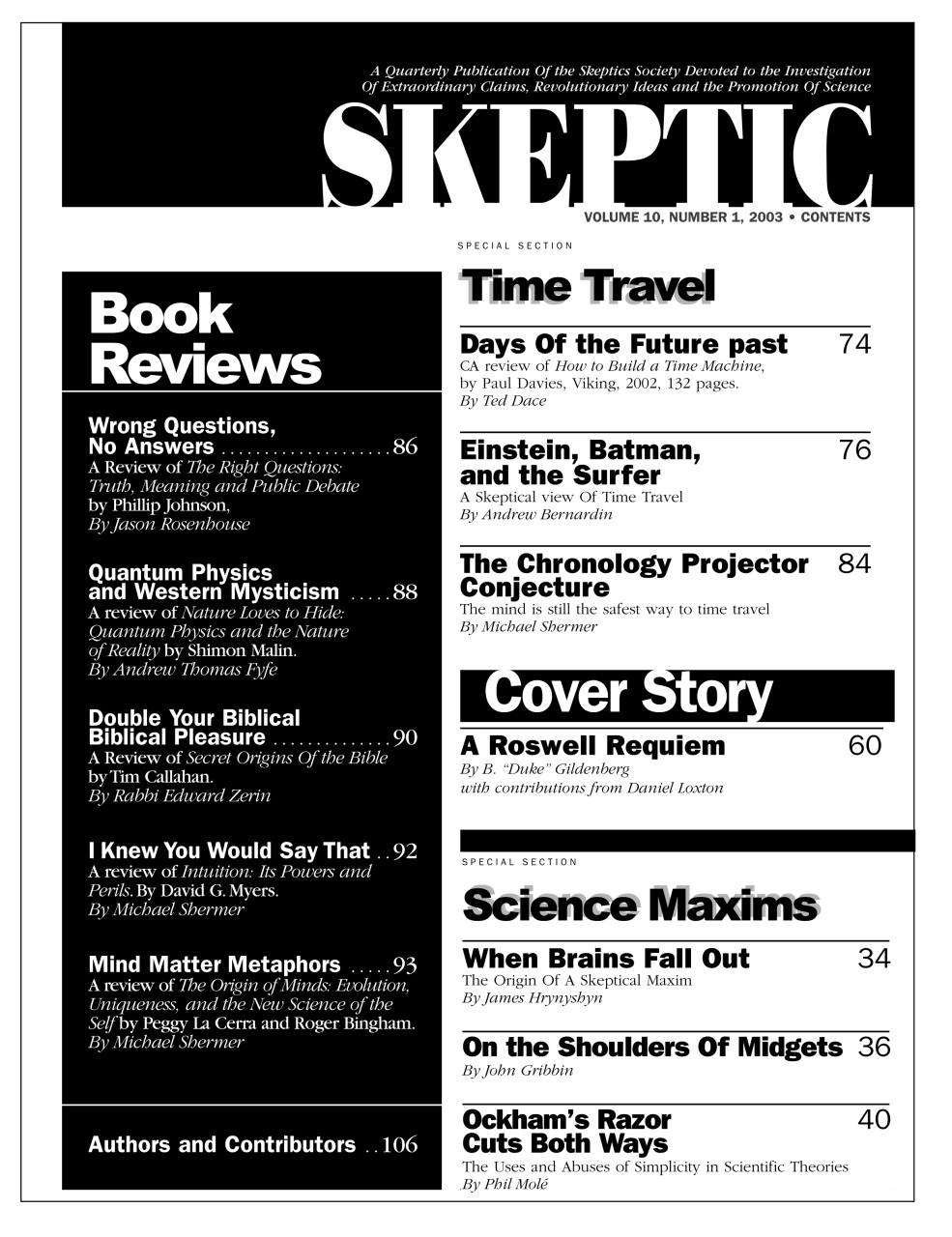 Skeptic Preview Pages