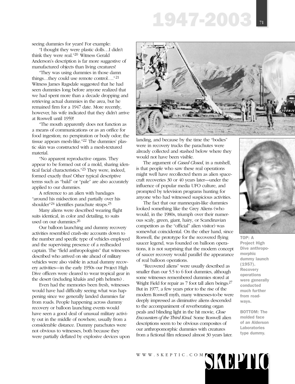 Skeptic Preview Pages