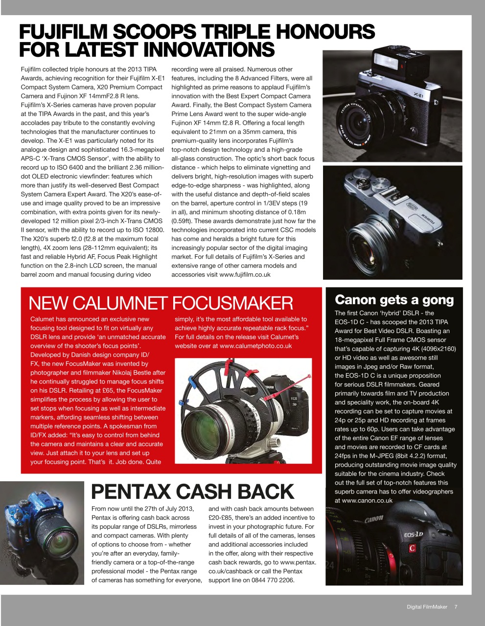 Digital FilmMaker Preview Pages