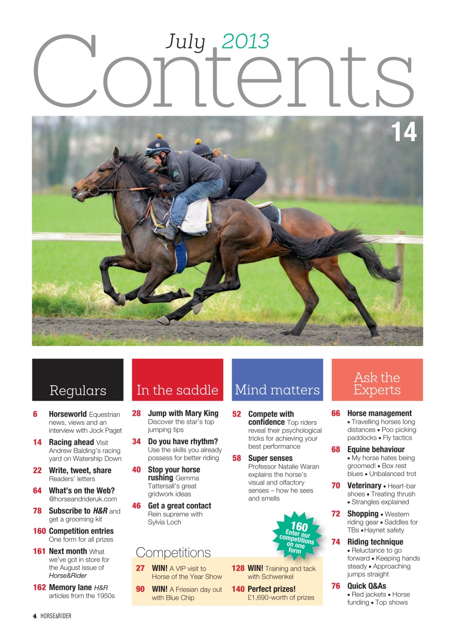 Horse&Rider Magazine - UK equestrian magazine for Horse and Rider Preview Pages