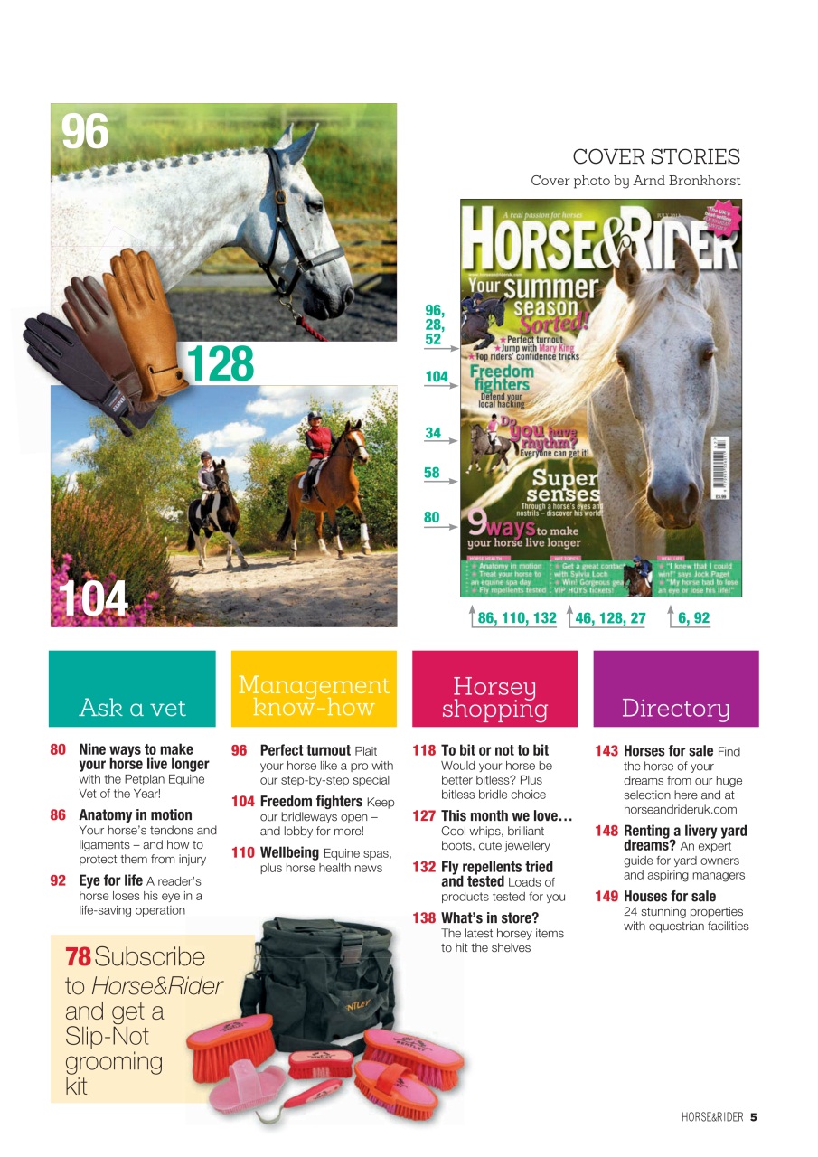 Horse&Rider Magazine - UK equestrian magazine for Horse and Rider Preview Pages