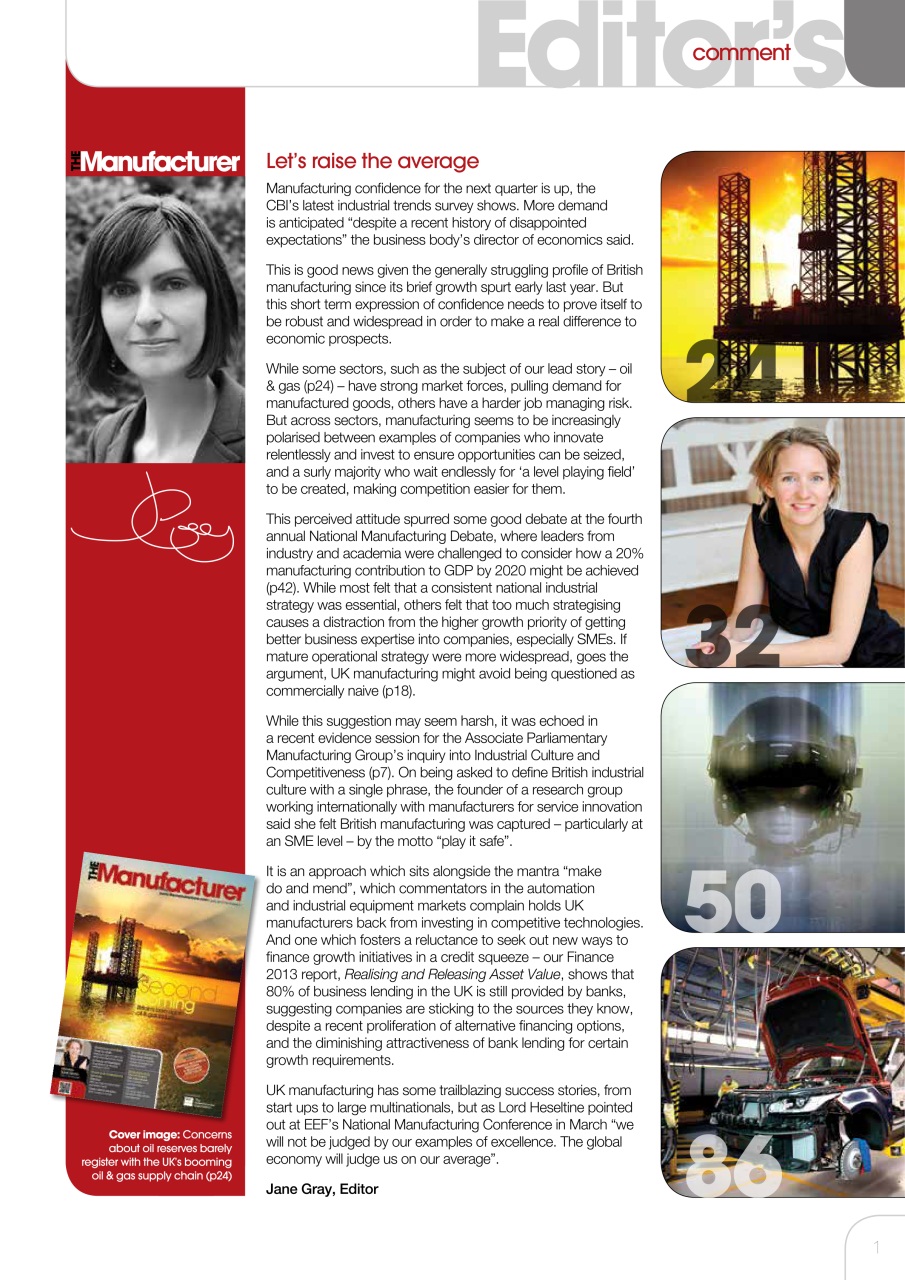 The Manufacturer Preview Pages