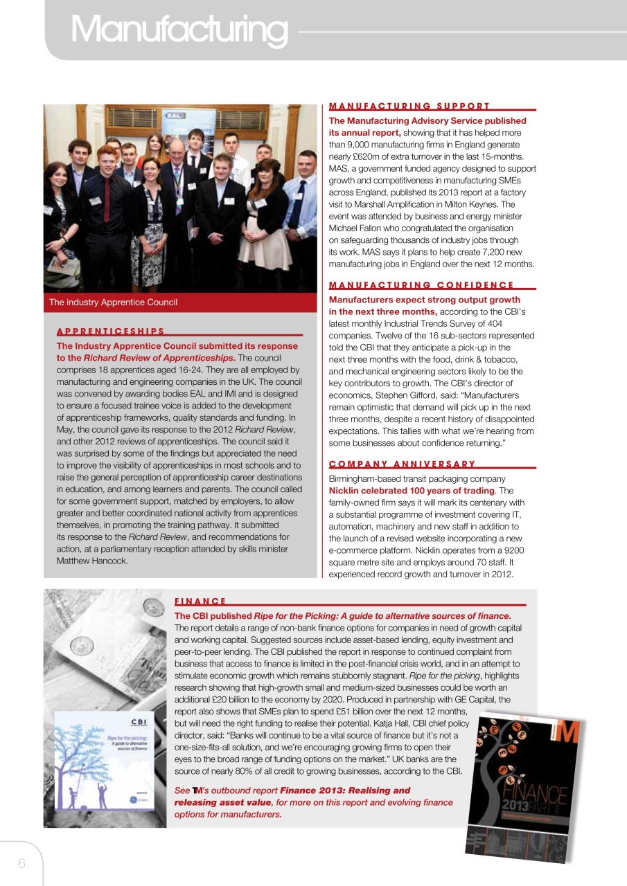 The Manufacturer Preview Pages