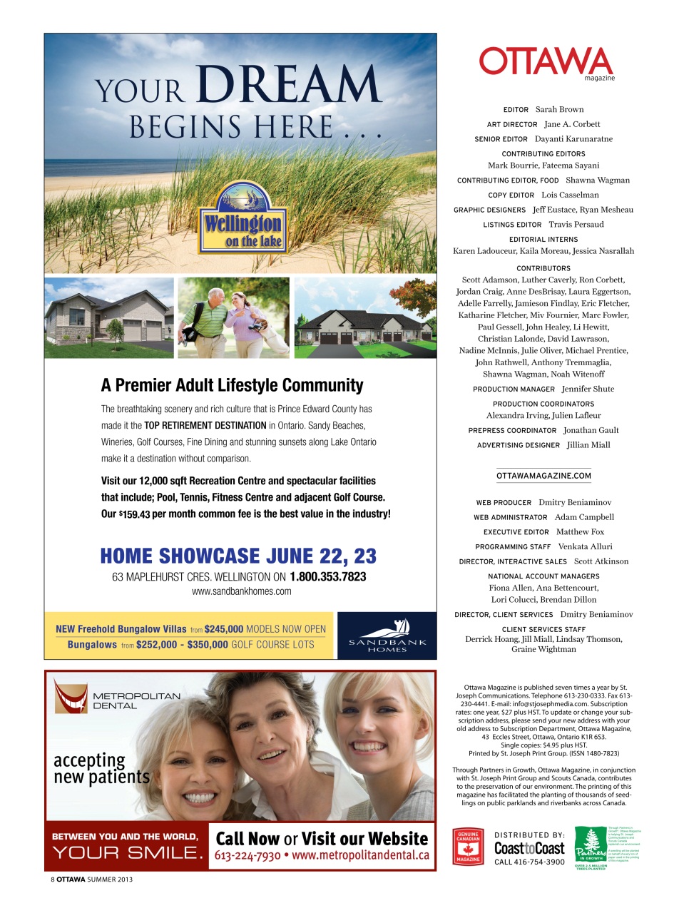 Ottawa Magazine Preview Pages