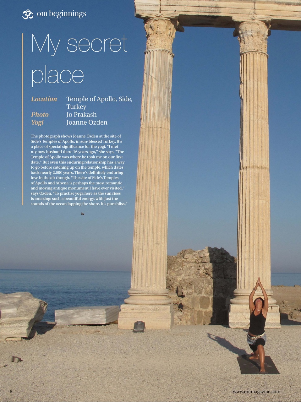 OM Yoga Magazine Preview Pages