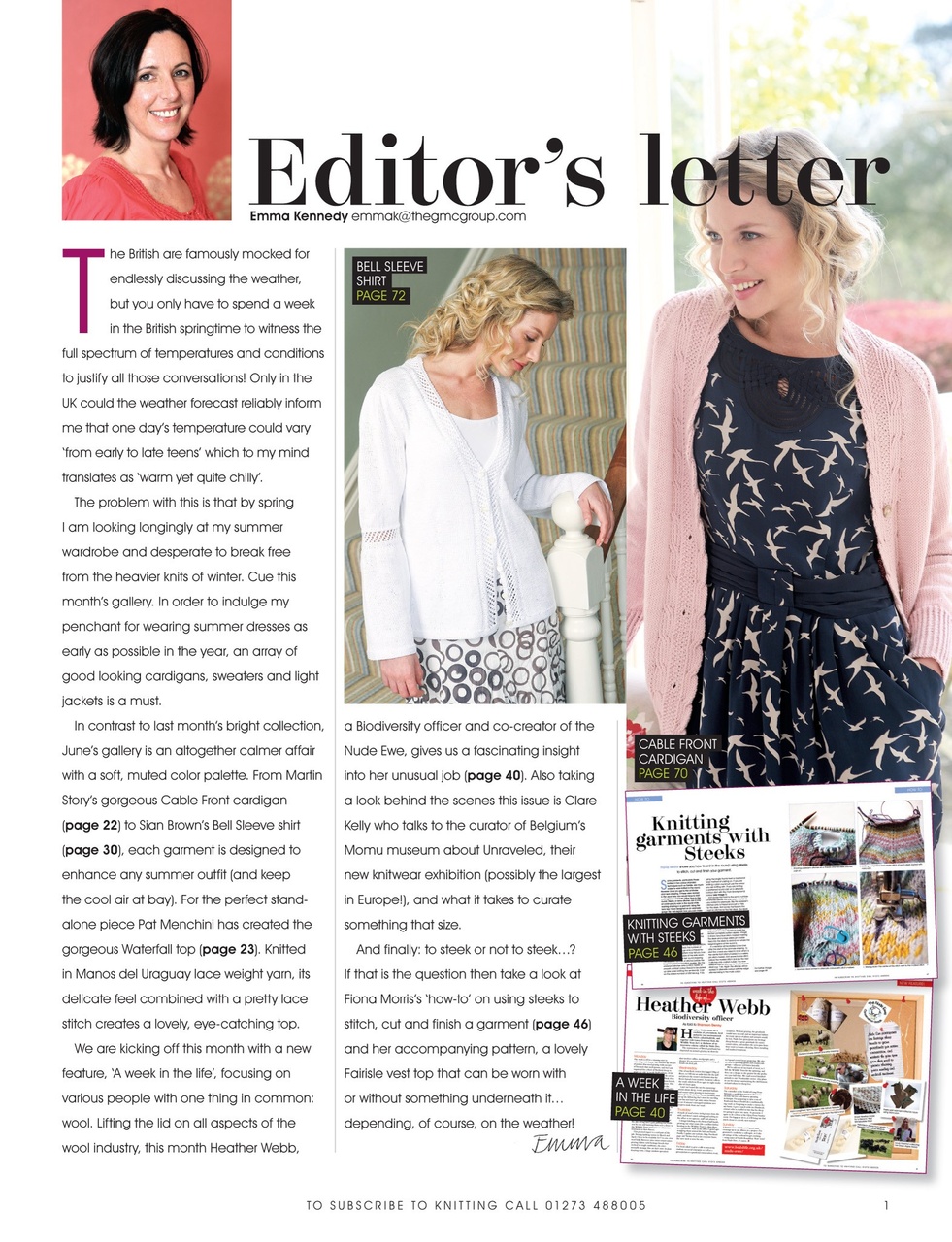 Knitting Preview Pages