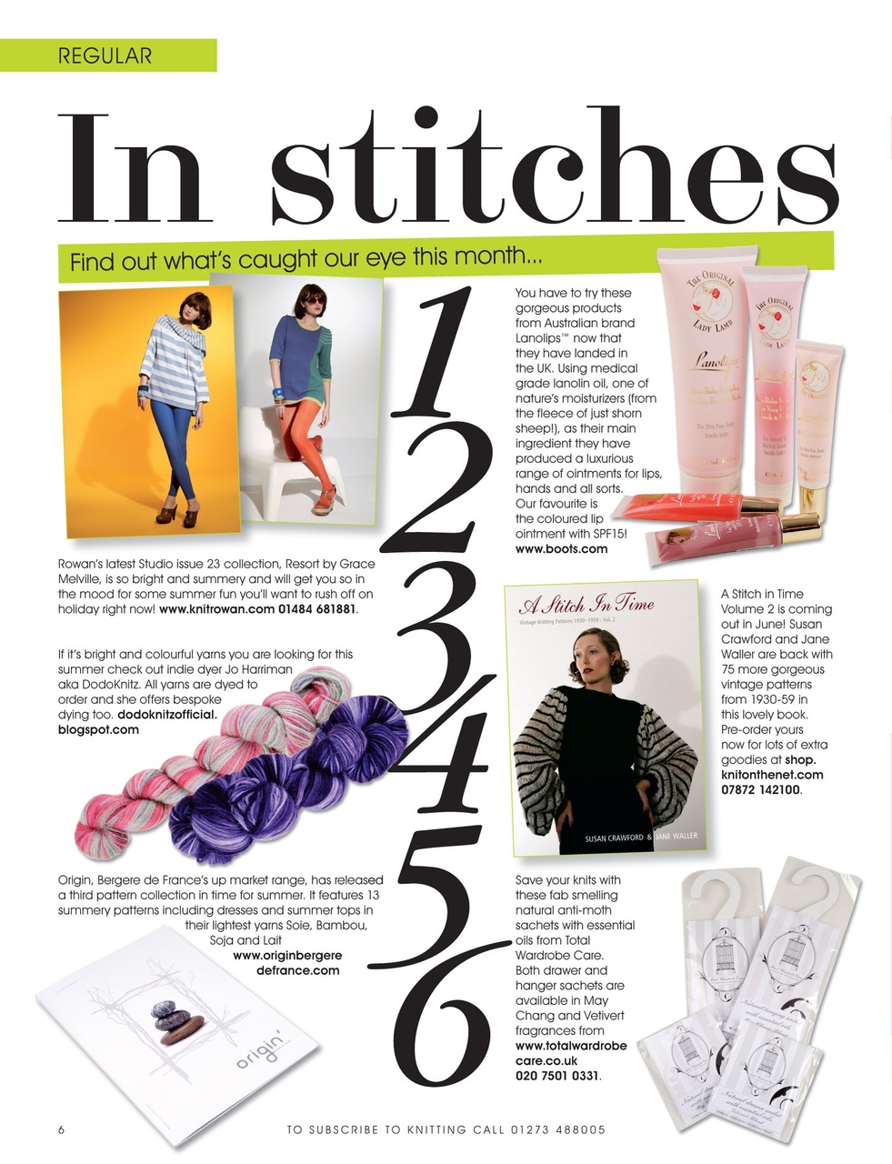 Knitting Preview Pages