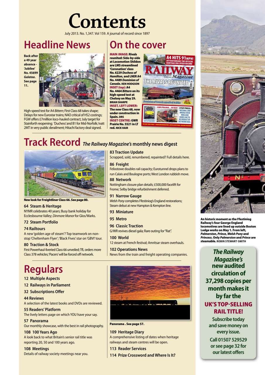 Railway Magazine Preview Pages