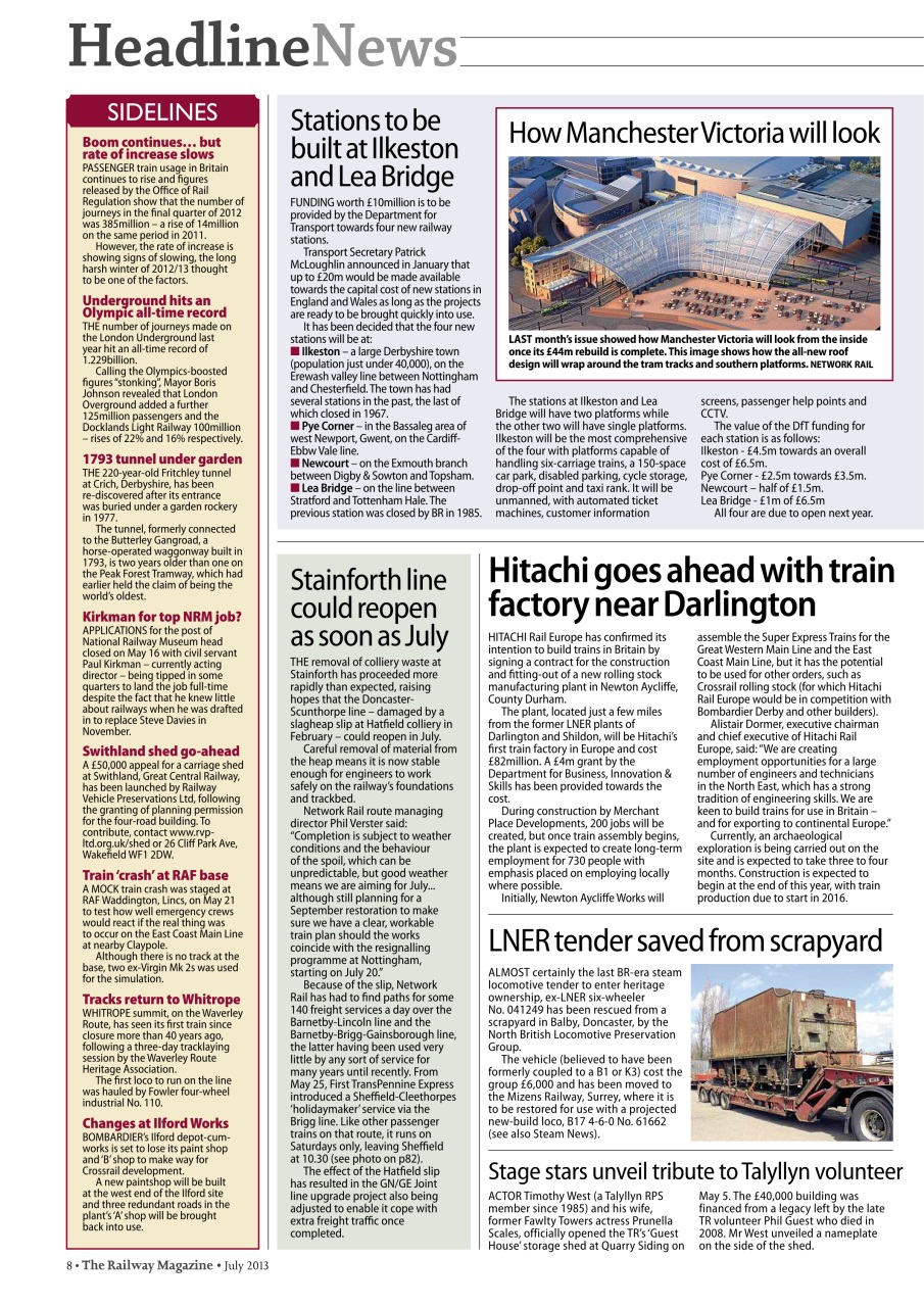 Railway Magazine Preview Pages