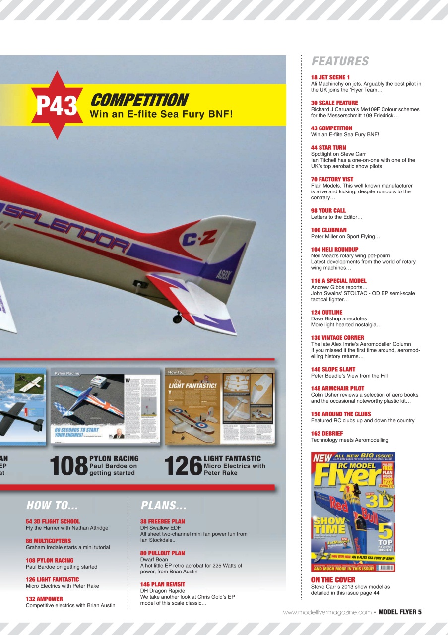 Radio Control Model Flyer Preview Pages