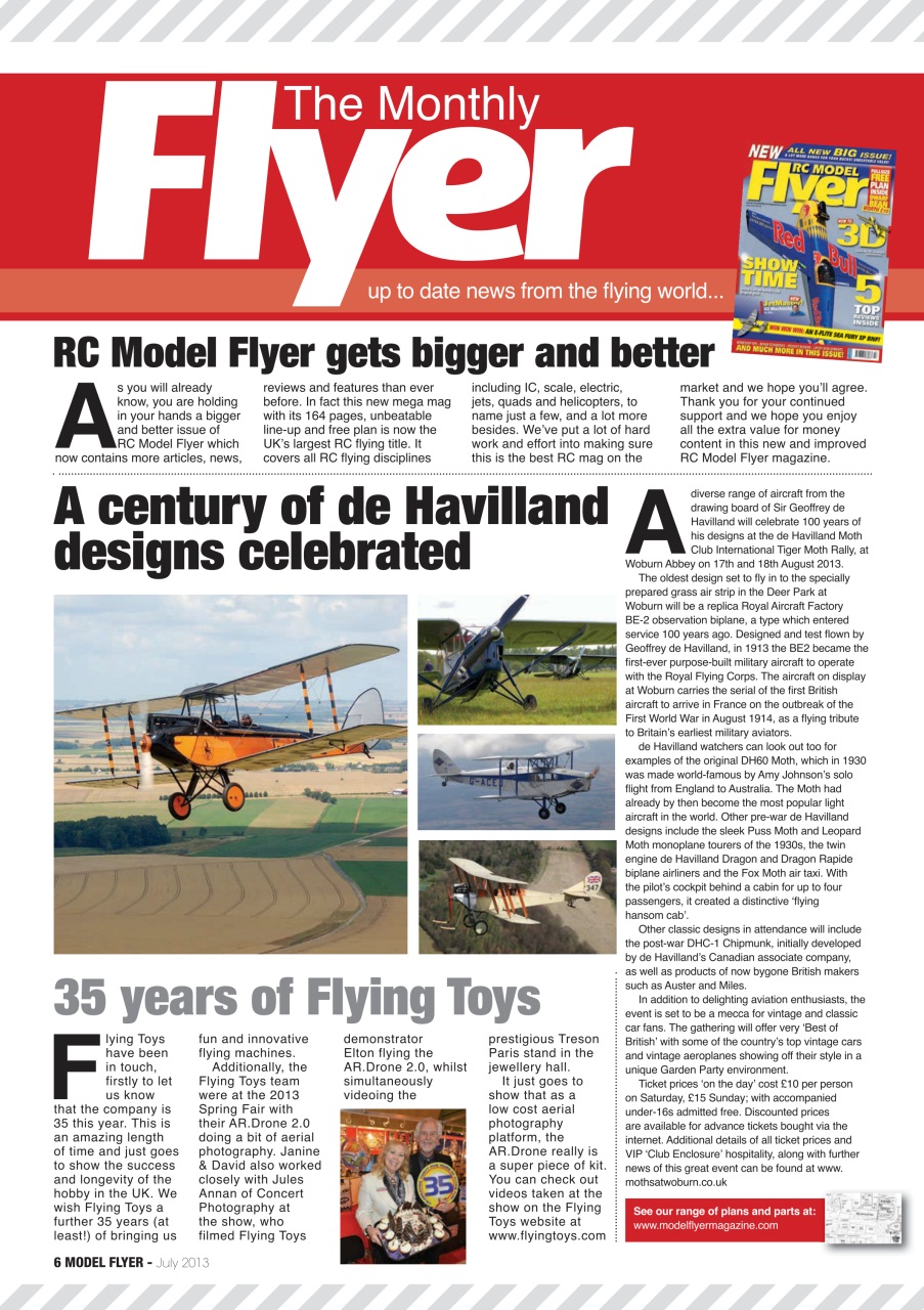 Radio Control Model Flyer Preview Pages