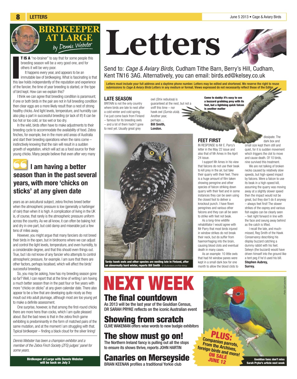 Cage & Aviary Birds Preview Pages