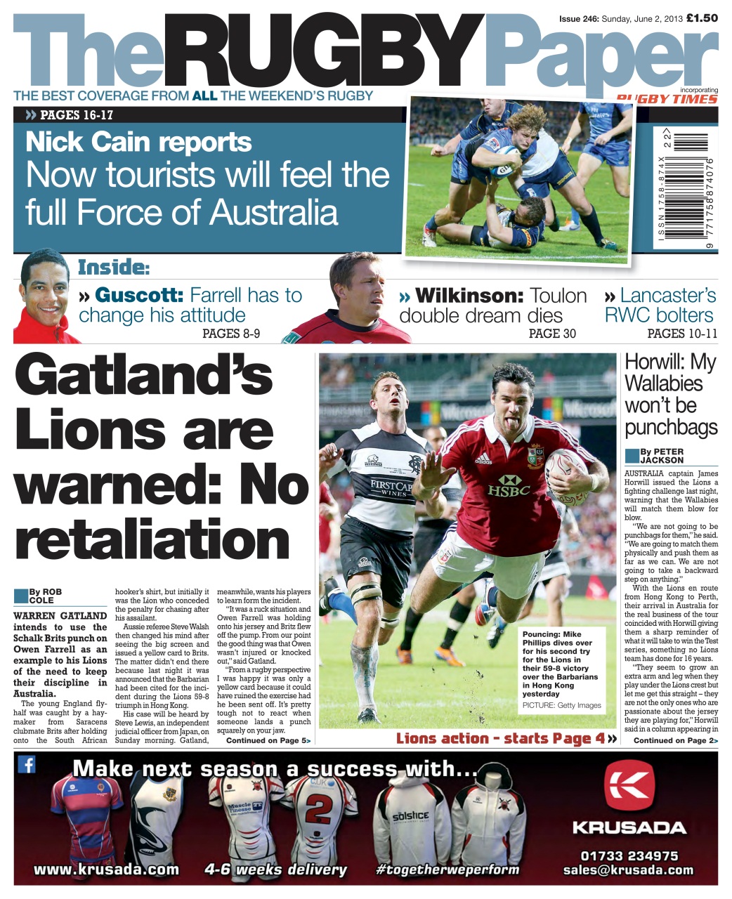 The Rugby Paper Preview Pages