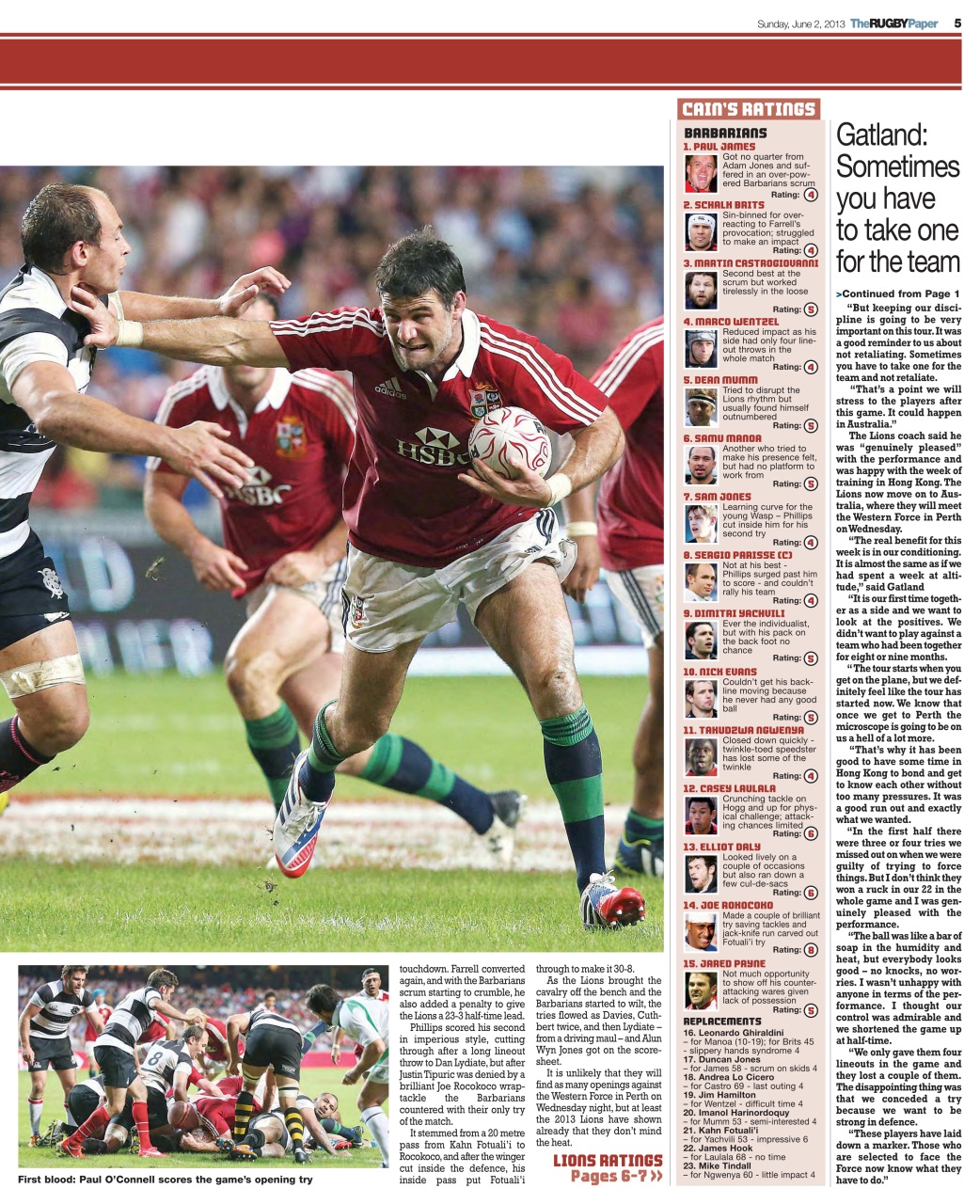 The Rugby Paper Preview Pages