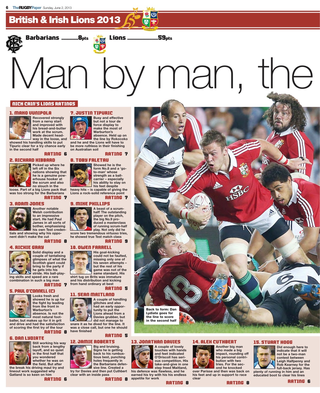 The Rugby Paper Preview Pages