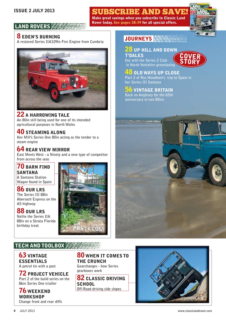 Classic Land Rover Magazine Preview Pages