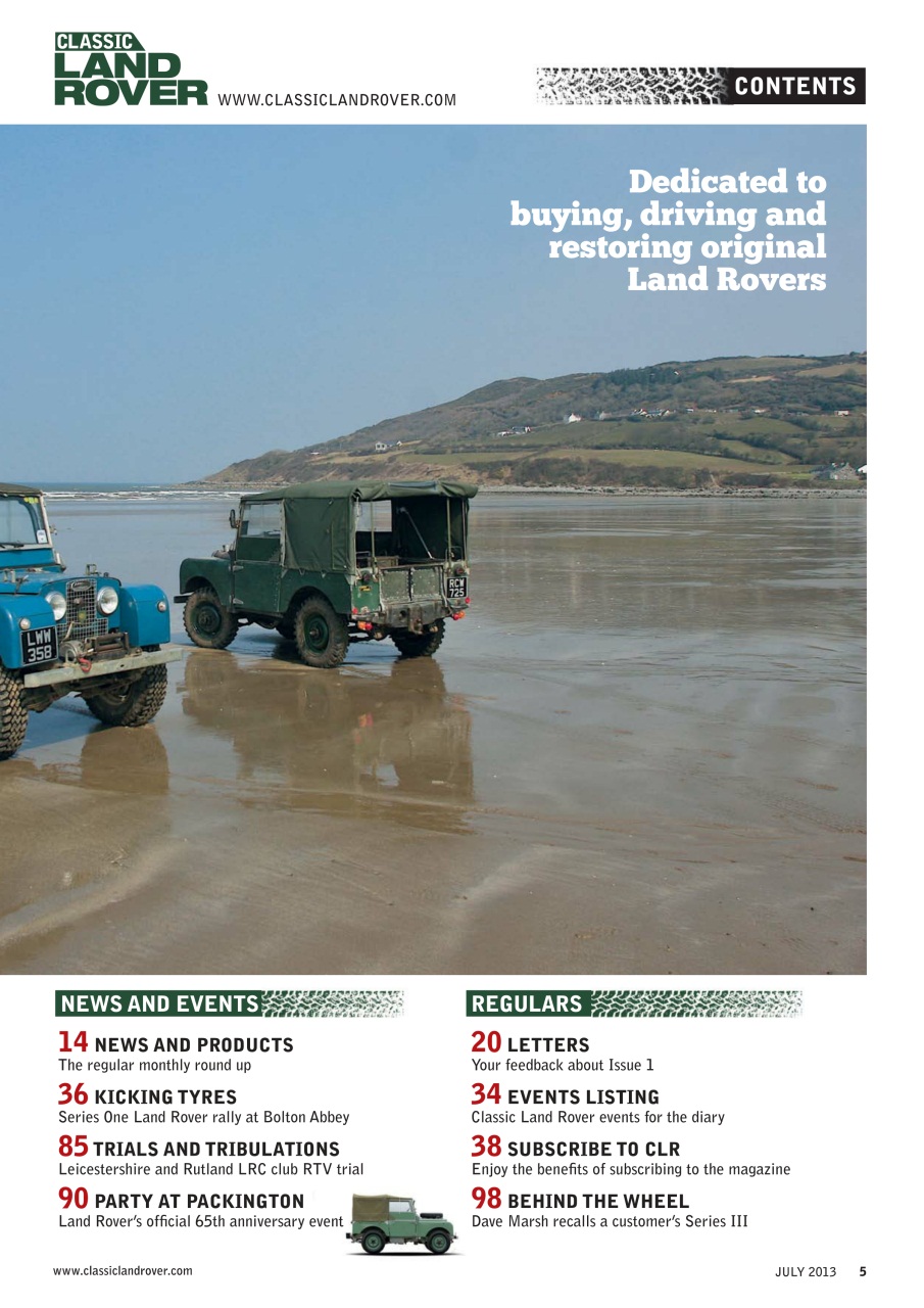 Classic Land Rover Magazine Preview Pages
