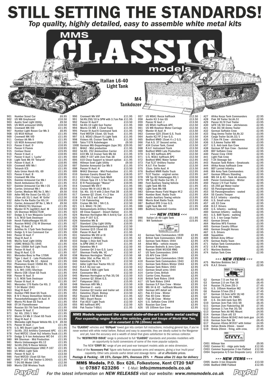 Military Modelling International Magazine Preview Pages