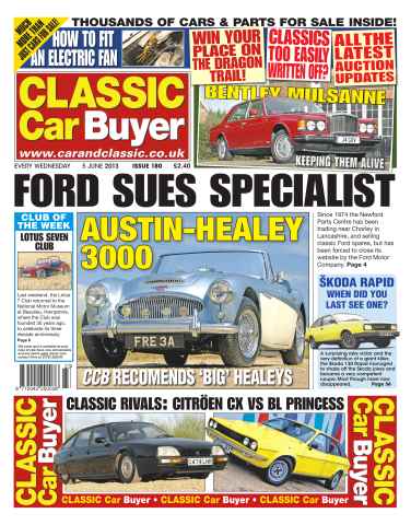 Classic Car Buyer issue CCB 5 June 2013