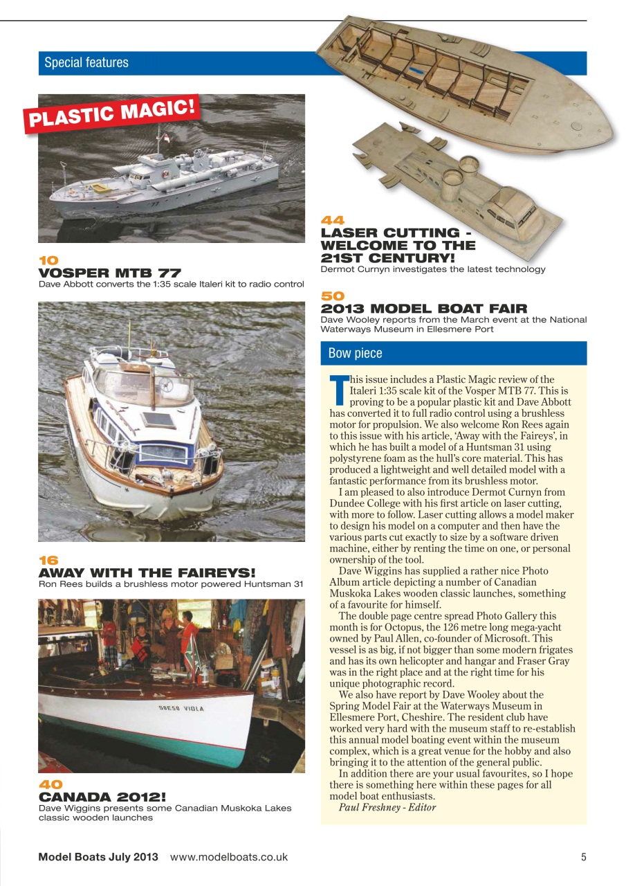 Model Boats Preview Pages