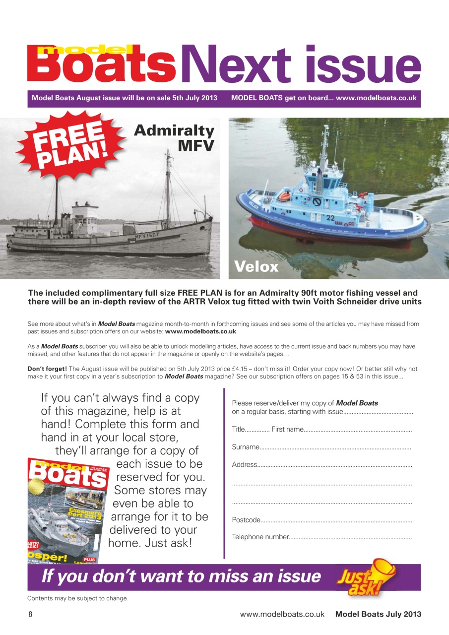 Model Boats Preview Pages