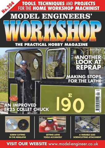 Model Engineer & Workshop Magazine issue July 2013