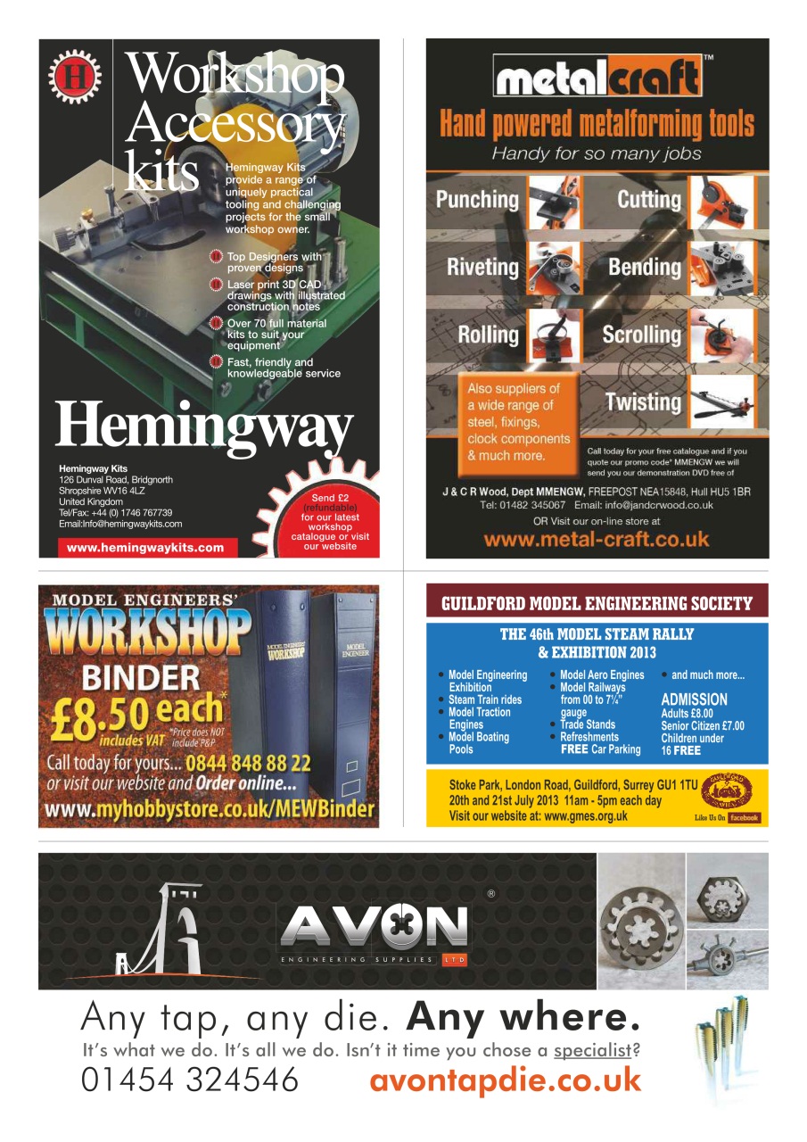 Model Engineer & Workshop Magazine Preview Pages
