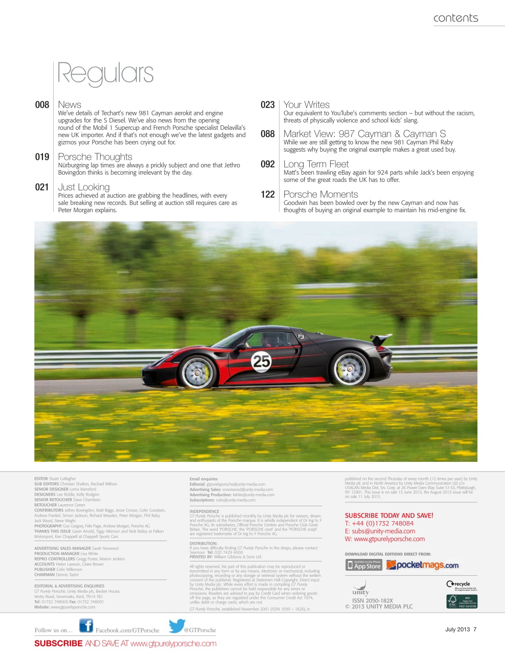 GT Porsche Preview Pages