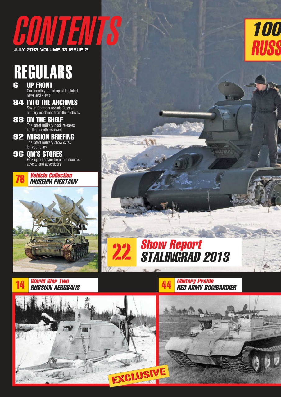 Military Machines International Preview Pages