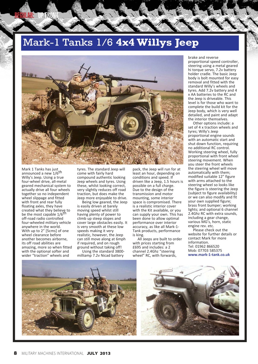 Military Machines International Preview Pages