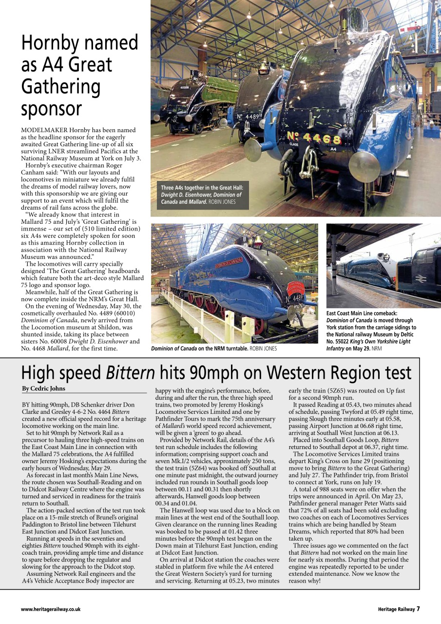 Heritage Railway Preview Pages