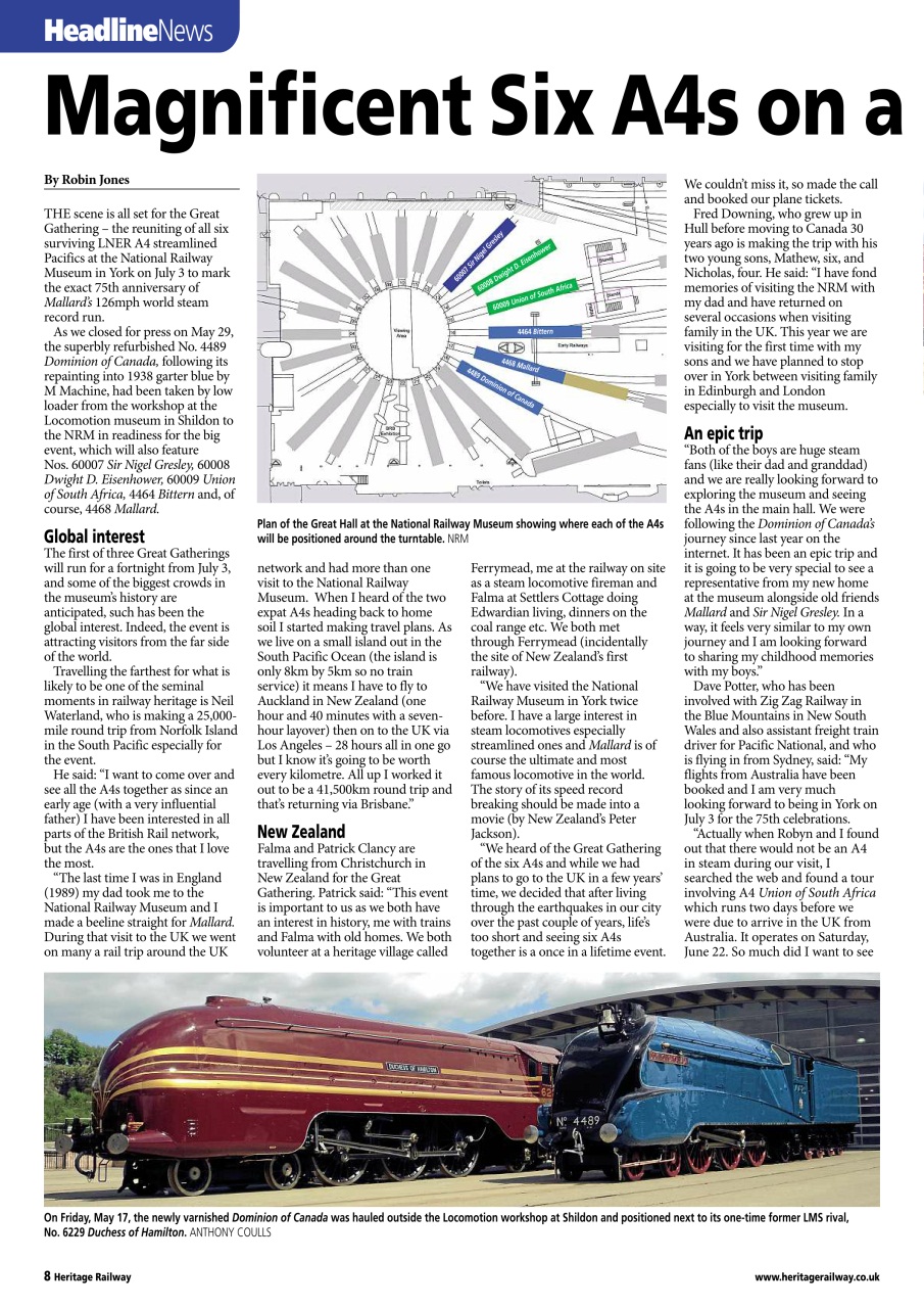 Heritage Railway Preview Pages