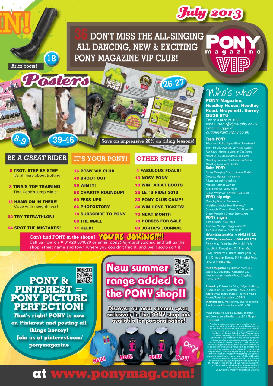 Pony Magazine Preview Pages