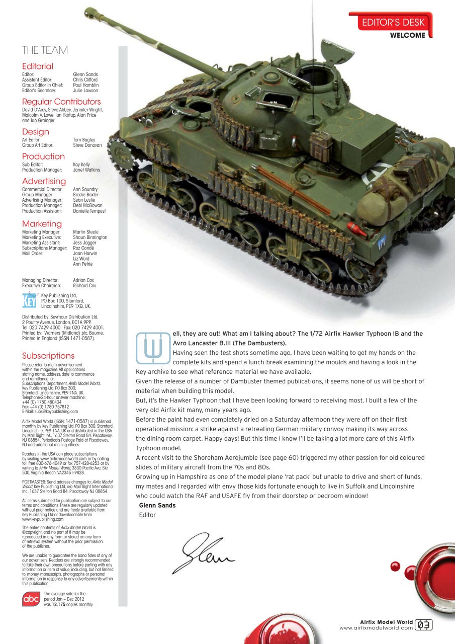 Airfix Model World Preview Pages
