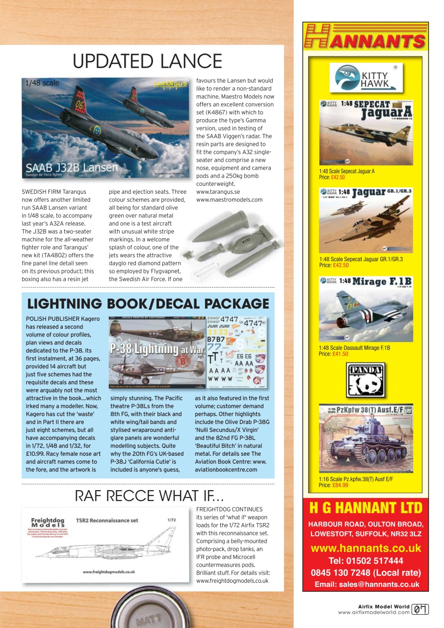 Airfix Model World Preview Pages